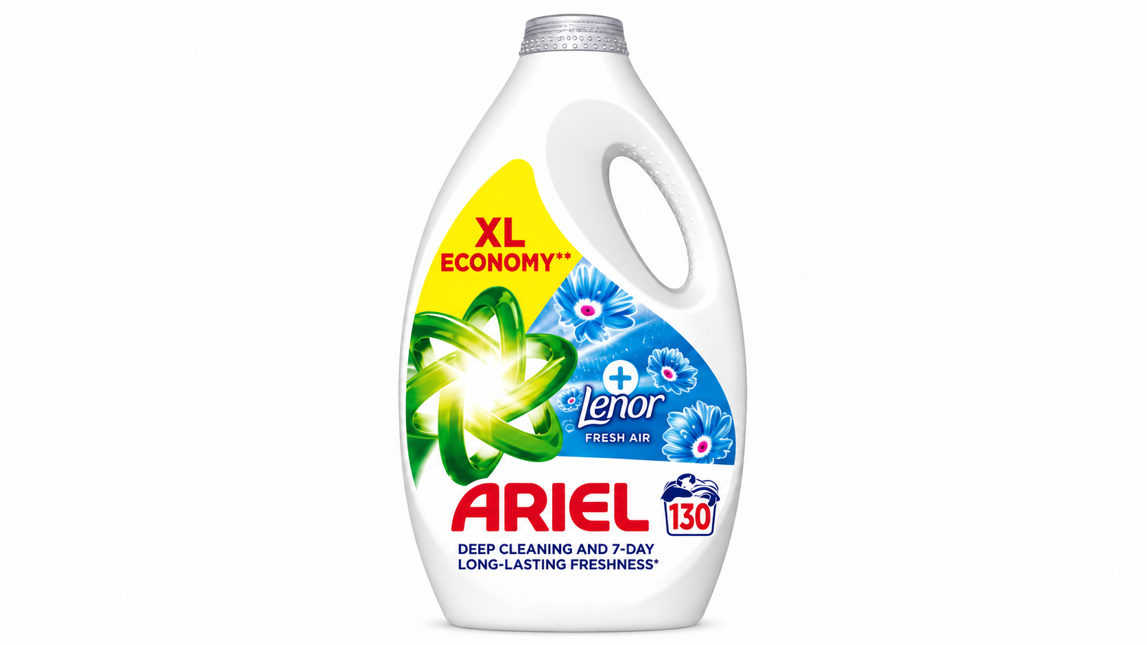 ARIEL + LENOR FRESH AIR – 130 LAVADOS